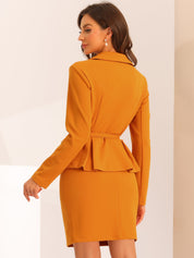 Elvessa - Women’s Peplum Work Blouse