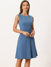 Elavina – Women’s Sleeveless Fit & Flare Mini Dress