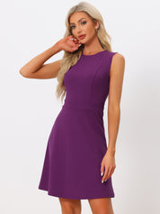Elavina – Women’s Sleeveless Fit & Flare Mini Dress