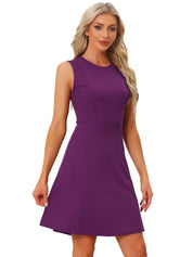 Elavina – Women’s Sleeveless Fit & Flare Mini Dress