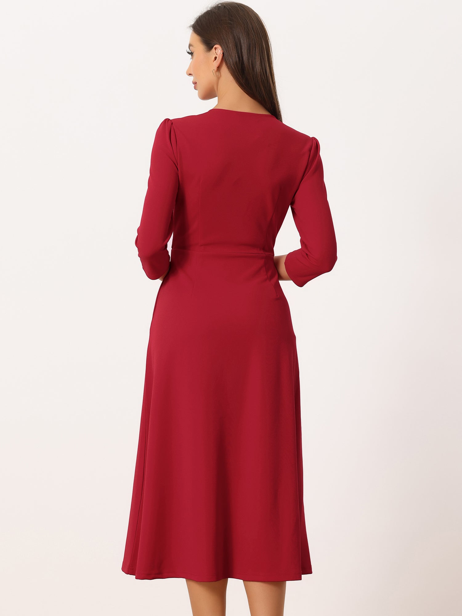 Lunavelle - Women’s A-Line Summer Midi Dress