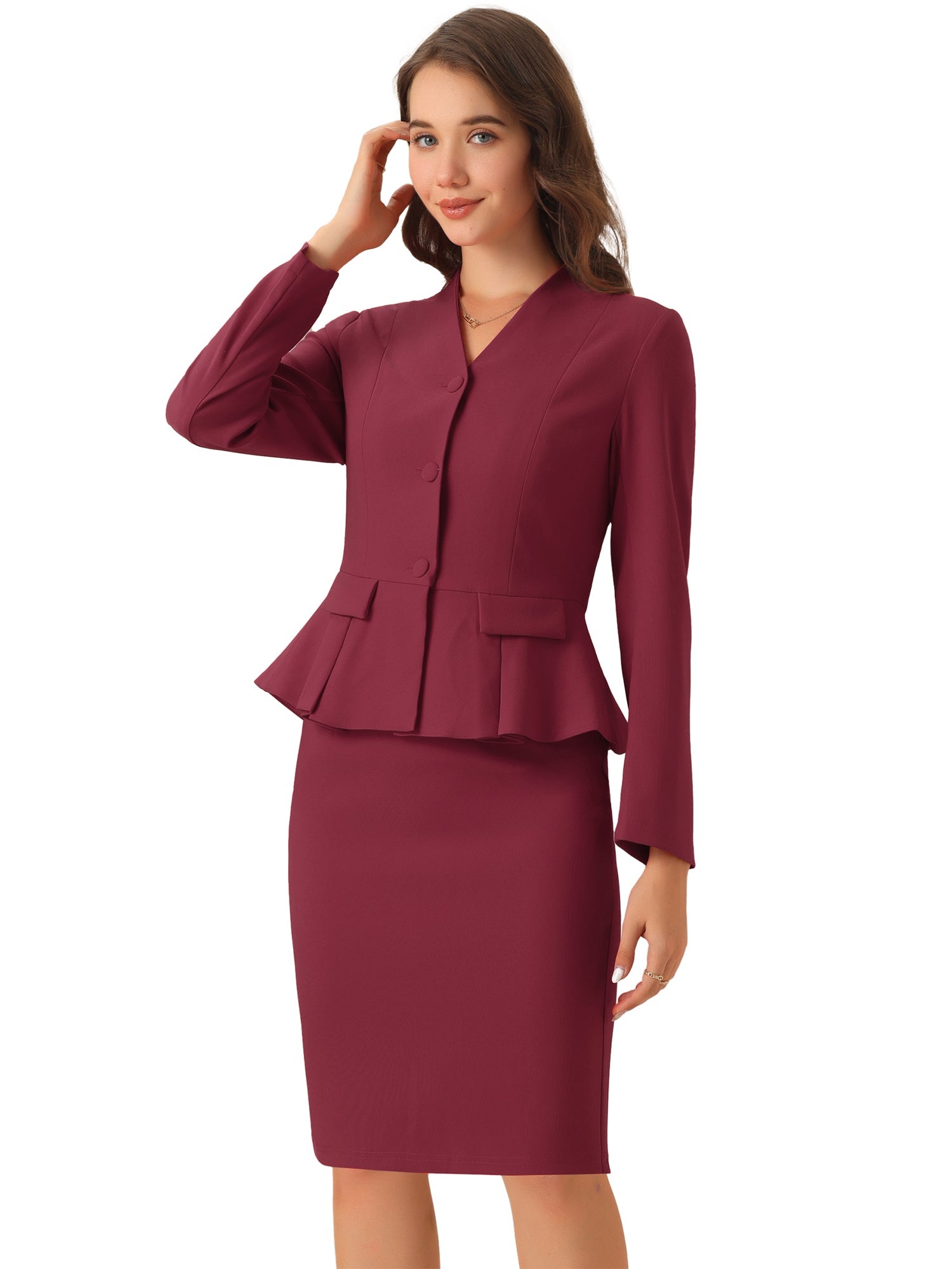 Peplira - Women’s Peplum Work Blouse