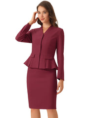 Peplira - Women’s Peplum Work Blouse