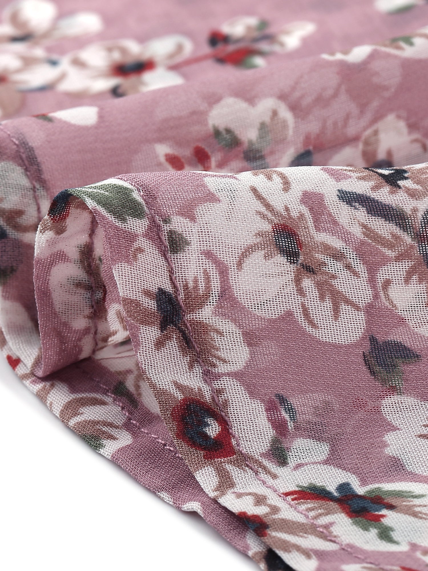 Florivelle - Women’s Wrap V-Neck Floral Midi Dress