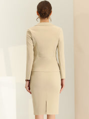 Velessa - Women’s Peplum Work Top