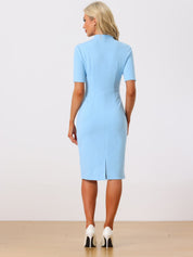 Formessa - Women’s Sheath Work Midi Dress