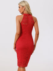 Lacevera - Women’s Lace Sheath Cocktail Dress