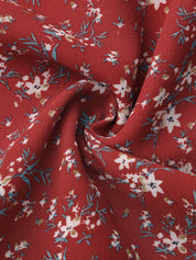 Rufflora - Women’s Floral Ruffle Sleeve Dress