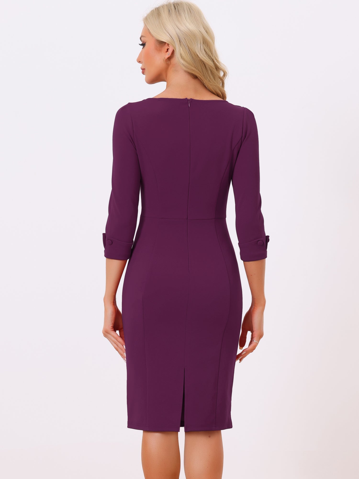 Wrapvera - Women’s Wrap Midi Dress