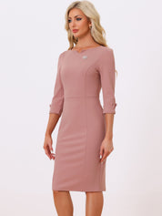 Wrapvera - Women’s Wrap Midi Dress