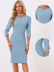 Wrapvera - Women’s Wrap Midi Dress