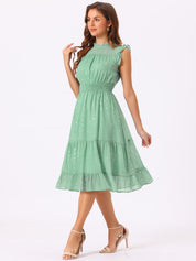 Stellara – Women’s Star Print A-Line Dress
