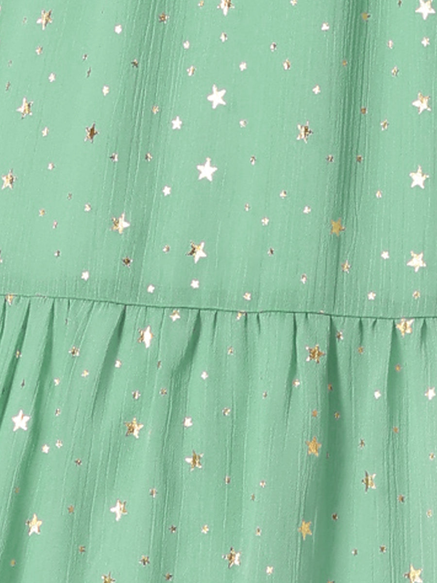 Stellara – Women’s Star Print A-Line Dress
