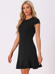 Elavira – Women’s A-Line Mid-Length Casual Dress