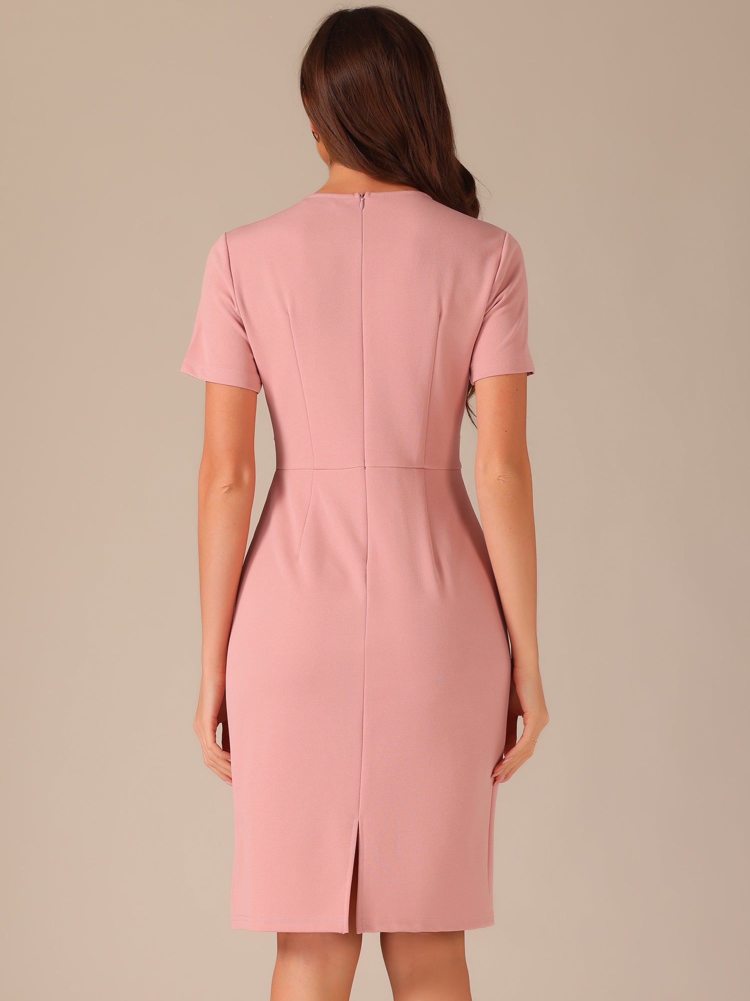 Marvella – Women’s Tweed Trim Workwear Dress