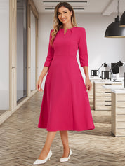 Lunavelle - Women’s A-Line Summer Midi Dress