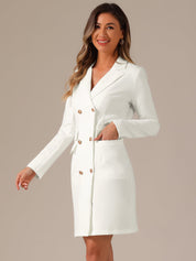 Valeris – Women’s Double-Breasted Blazer Dress