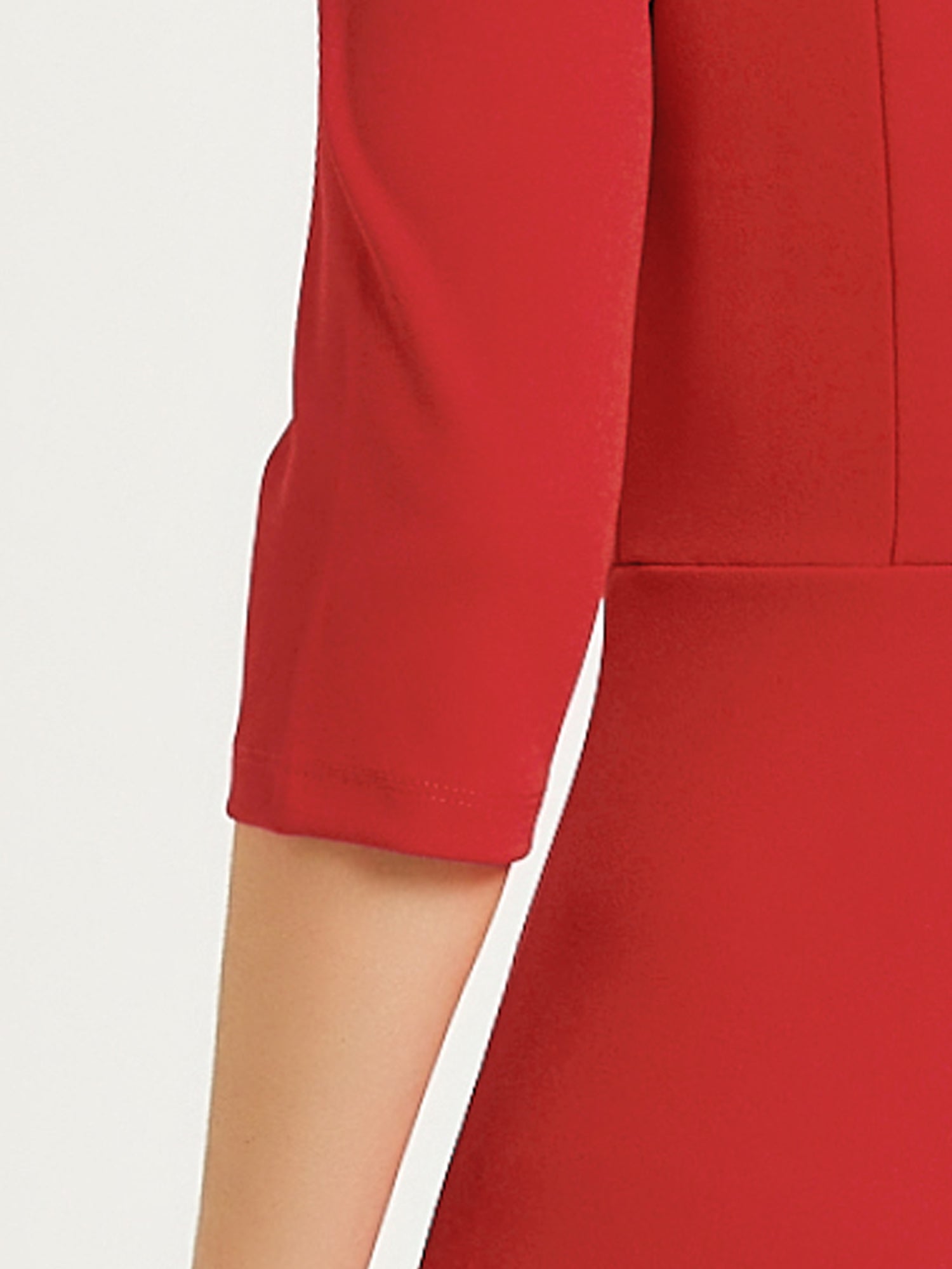 Clarivelle – Women’s Stand Collar Button Detail Dress