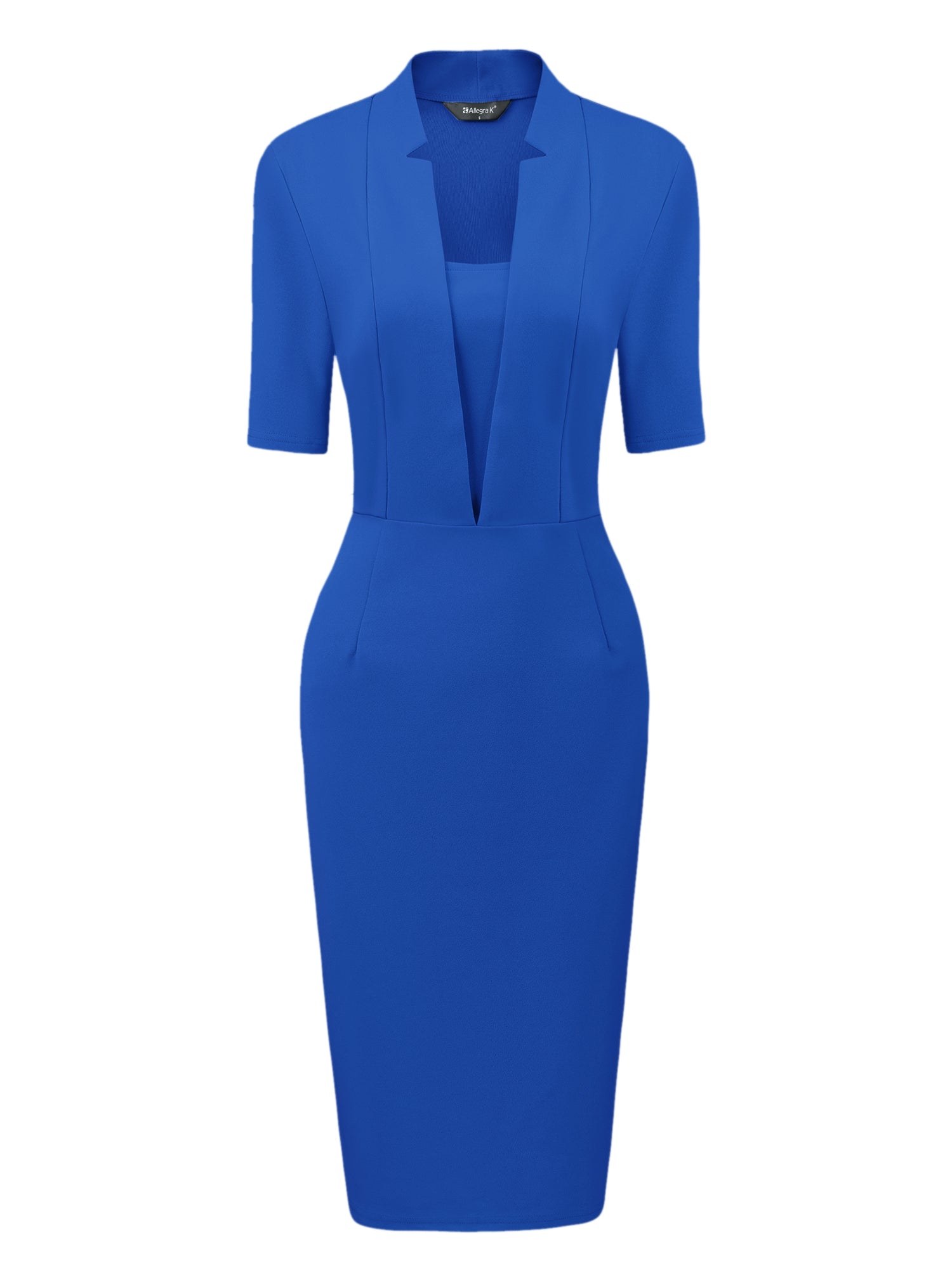 Formessa - Women’s Sheath Work Midi Dress