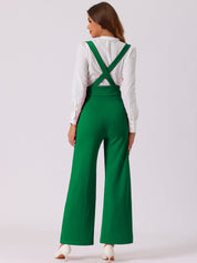 Suspira - Women’s Wide Leg Suspender Jumpsuit