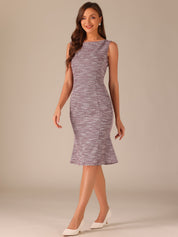 Plaivella - Women’s Plaid Sleeveless Bodycon Dress