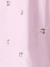 Embrovella - Women’s Embroidered Cotton Mini Dress