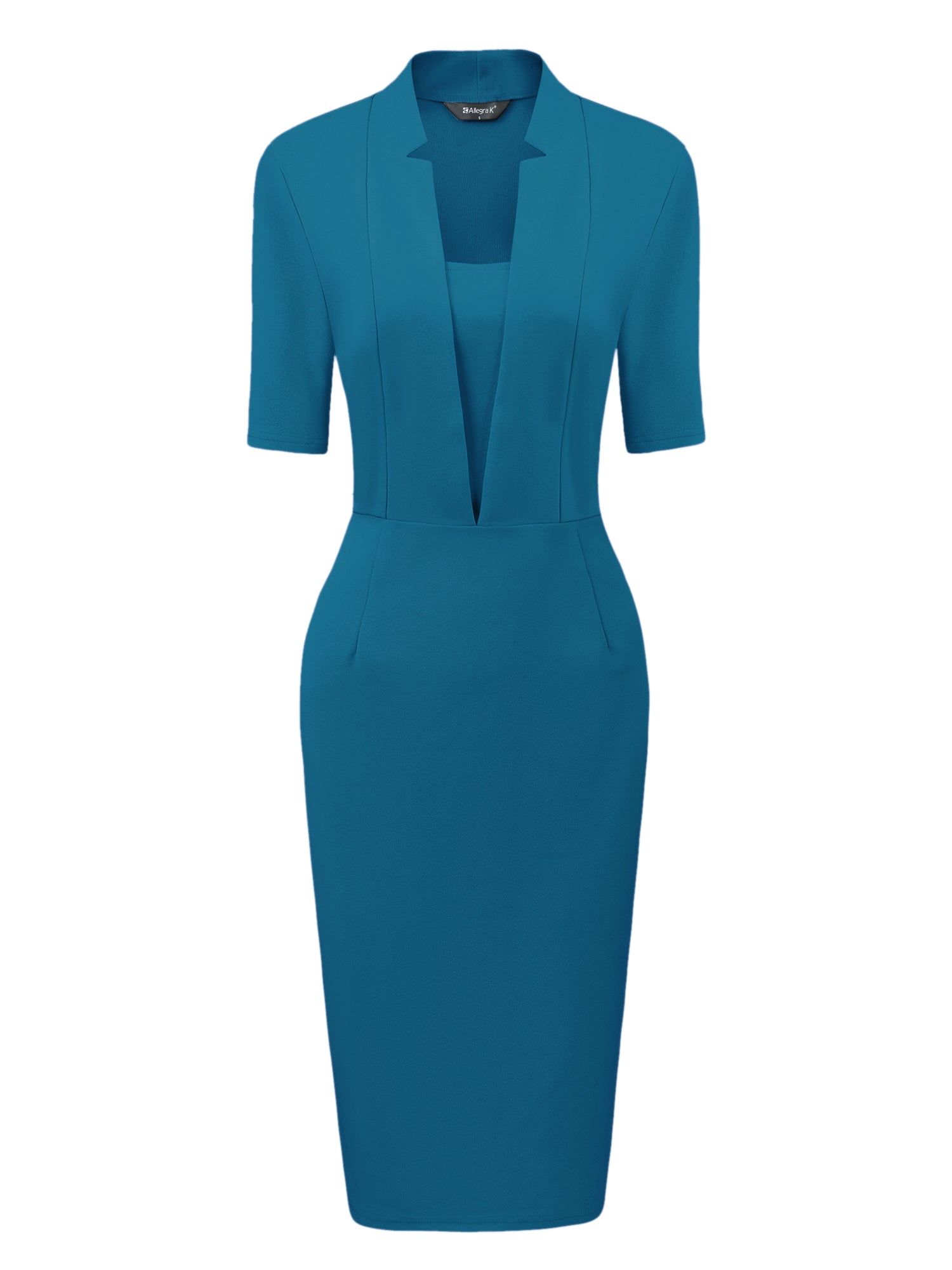 Formessa - Women’s Sheath Work Midi Dress