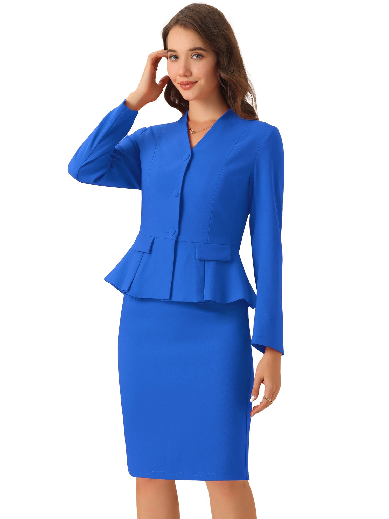 Peplira - Women’s Peplum Work Blouse