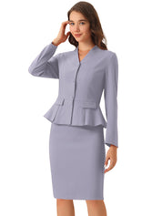 Peplira - Women’s Peplum Work Blouse