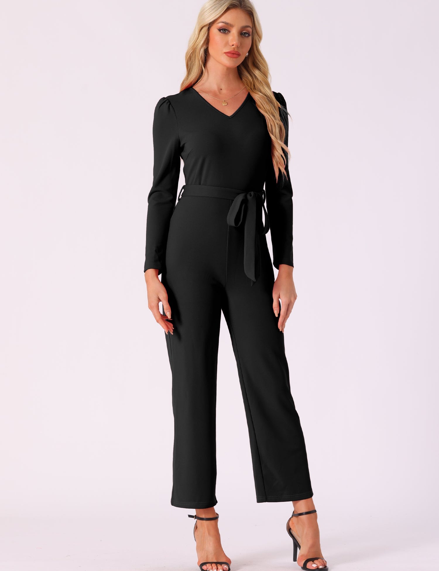 Velmora - Women’s High Neck Long Sleeve Dress