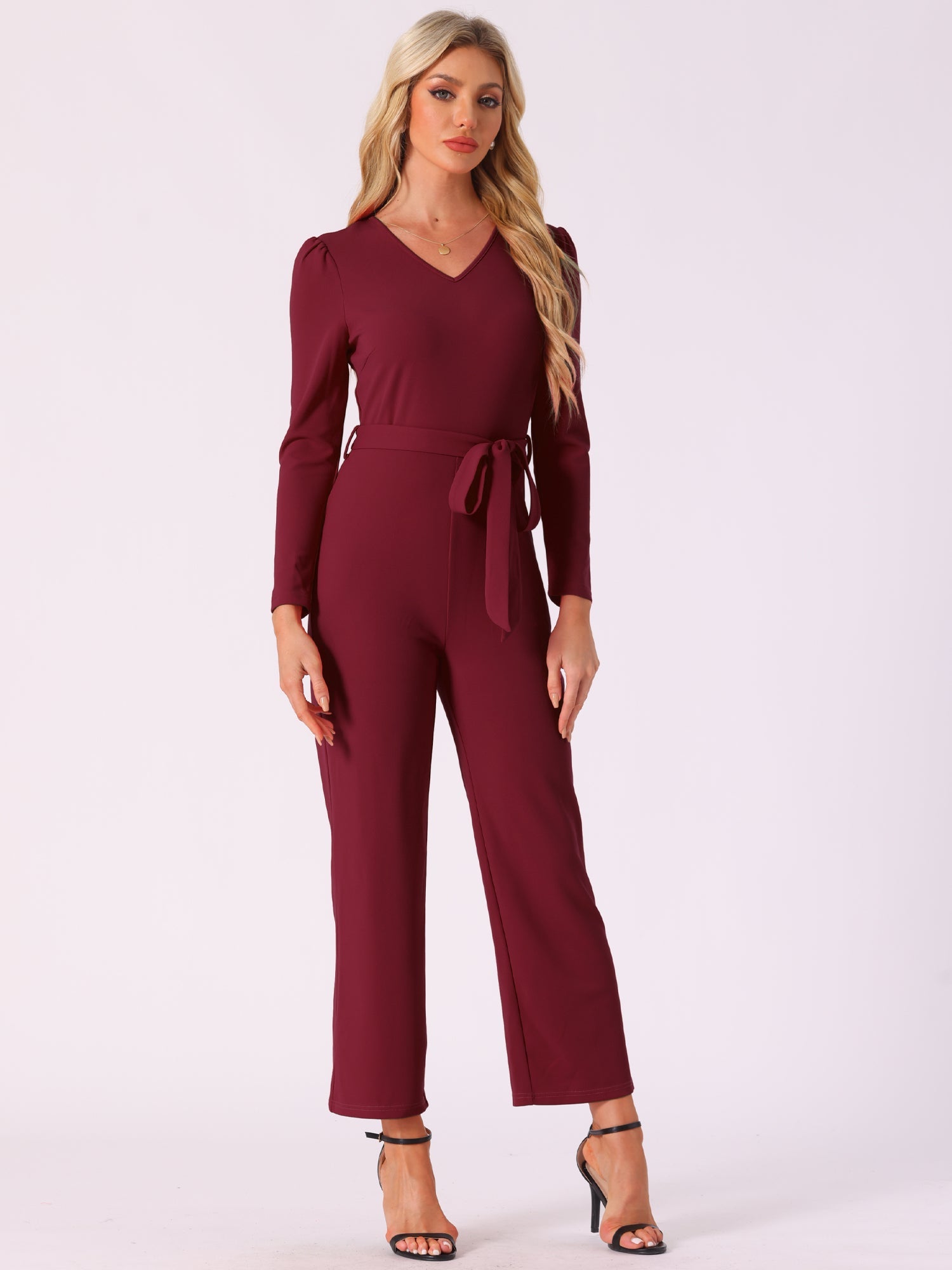 Velmora - Women’s High Neck Long Sleeve Dress
