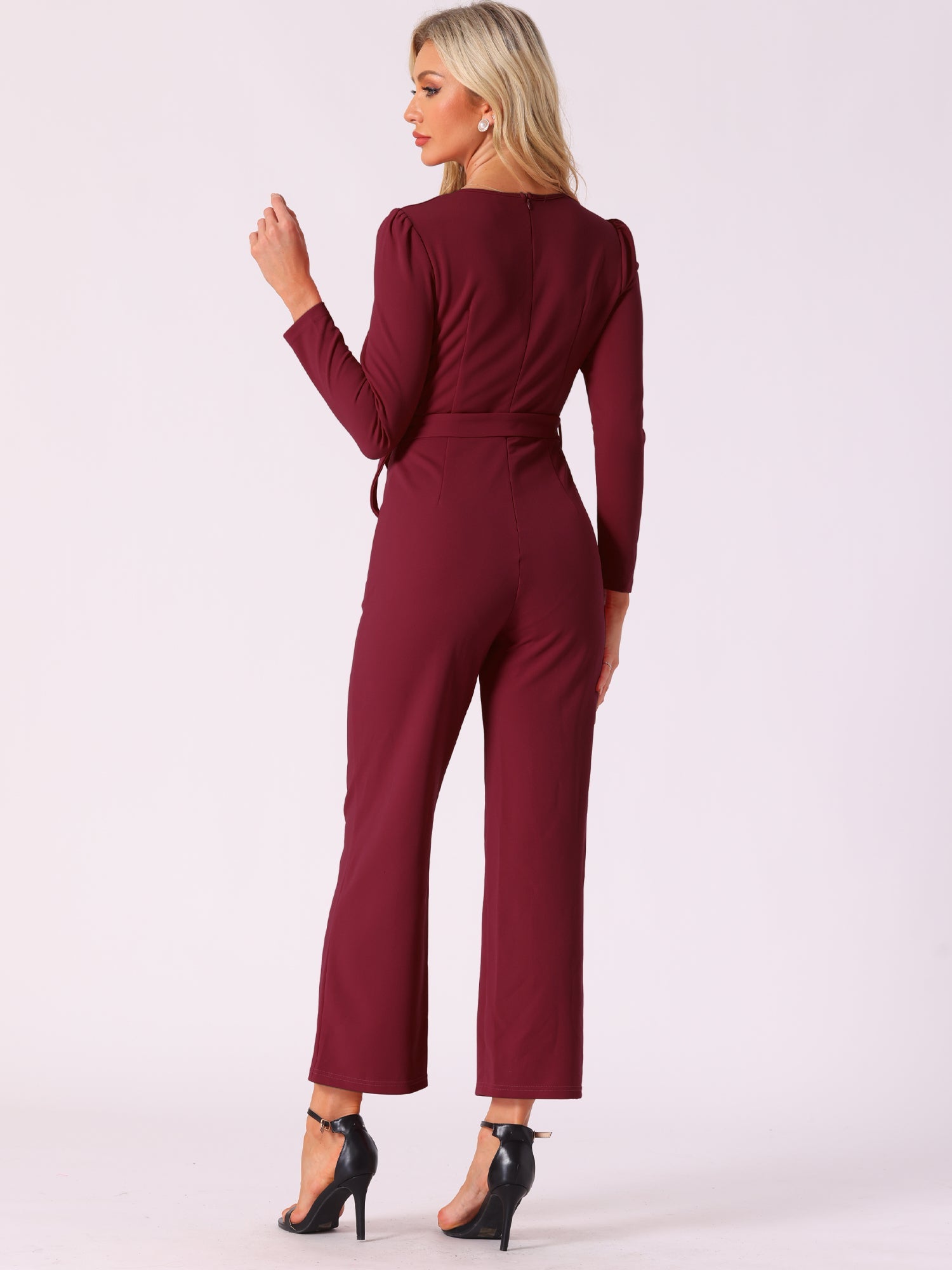 Velmora - Women’s High Neck Long Sleeve Dress