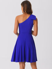 Bowvera - Women’s One Shoulder Cocktail Dress