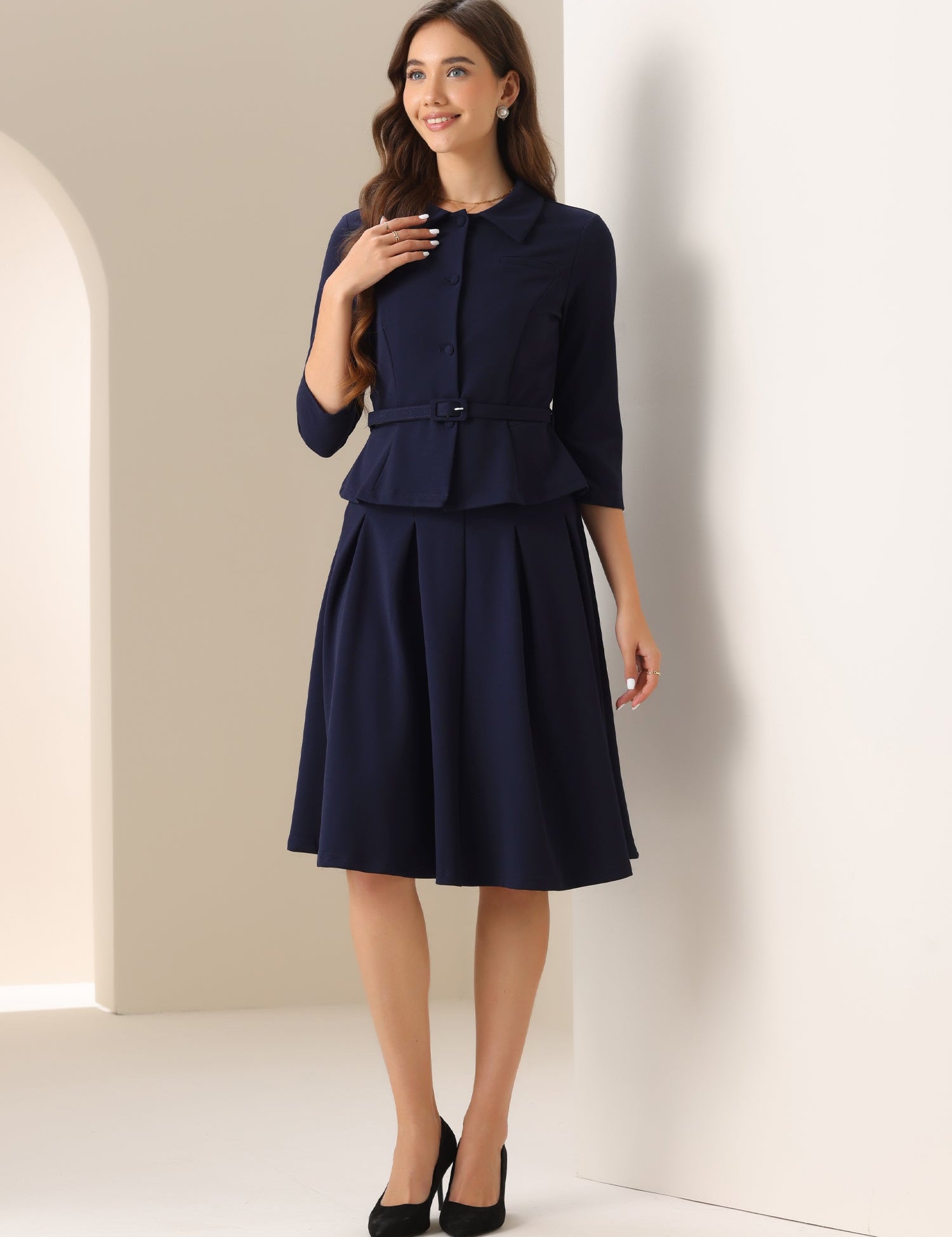 Ofressa - Women’s Button Down Work Blouse