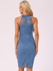 Lacevera - Women’s Lace Sheath Cocktail Dress