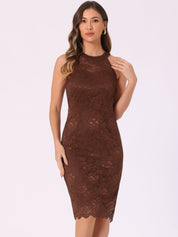 Lacevera - Women’s Lace Sheath Cocktail Dress