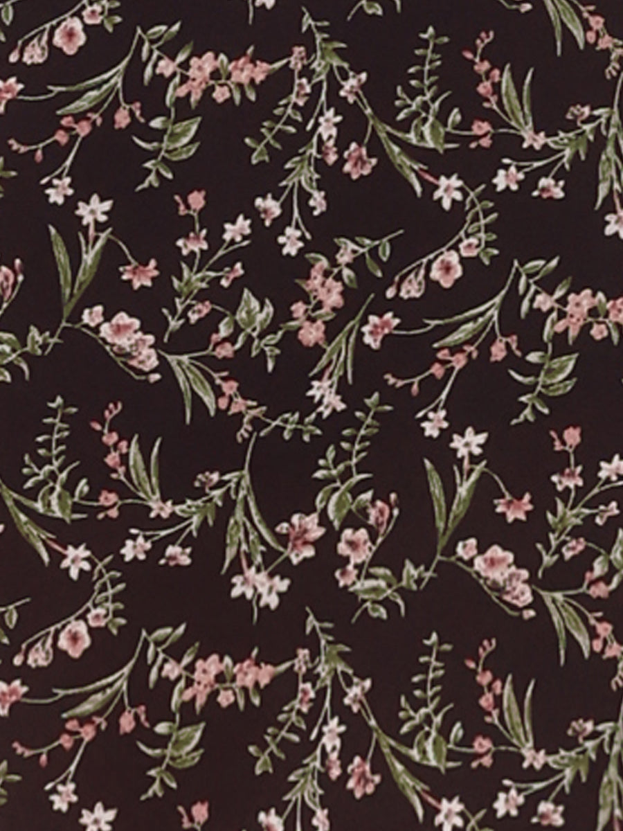 Petrella - Women’s Floral Peter Pan Collar Dress