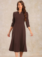 Lunavelle - Women’s A-Line Summer Midi Dress