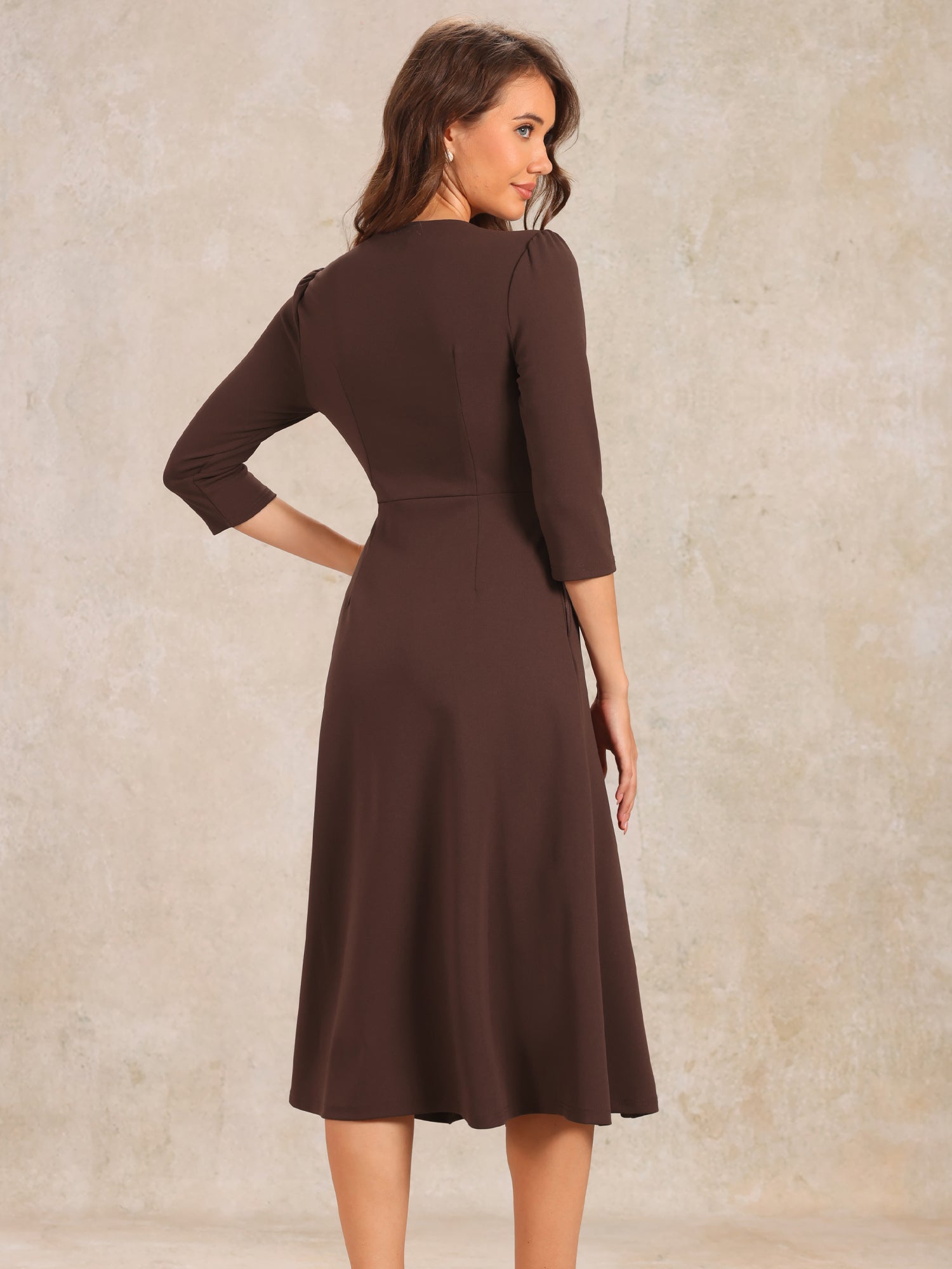 Lunavelle - Women’s A-Line Summer Midi Dress