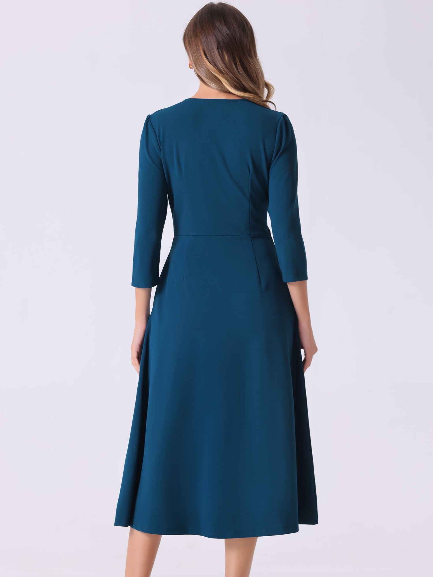 Lunavelle - Women’s A-Line Summer Midi Dress