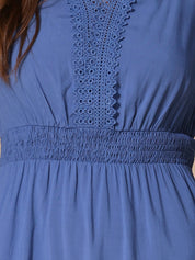 Solmira – Women’s Boho Puff Sleeve Tiered Dress