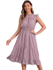 Stellara – Women’s Star Print A-Line Dress