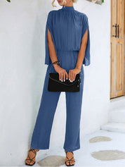 Ceravira - Women’s 3/4 Sleeve Occasion Jumpsuit