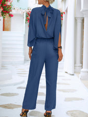 Ceravira - Women’s 3/4 Sleeve Occasion Jumpsuit