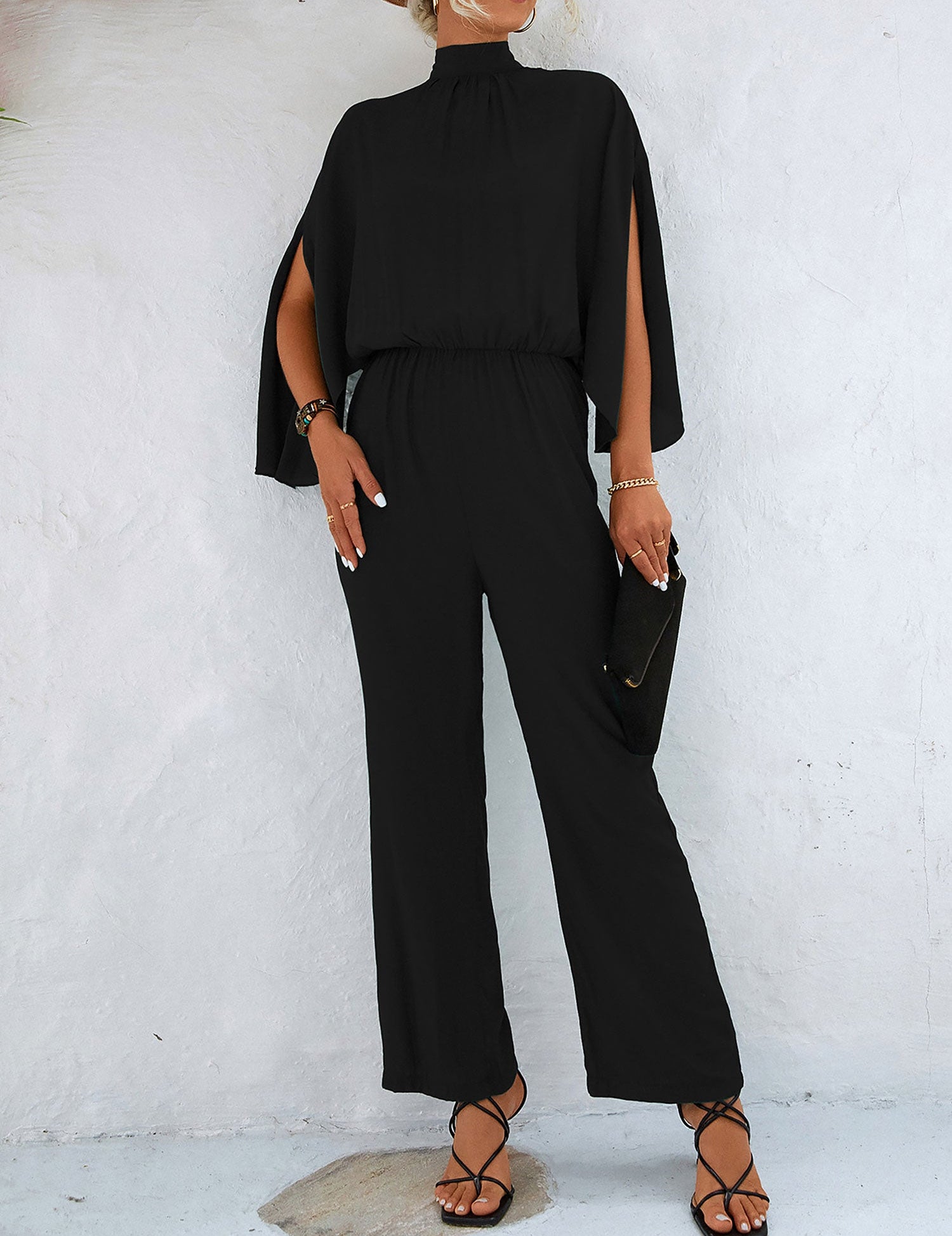 4 Sleeve Occasion Jumpsuit