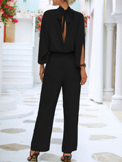 Ceravira - Women’s 3/4 Sleeve Occasion Jumpsuit