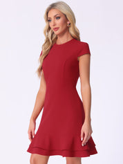 Elavira – Women’s A-Line Mid-Length Casual Dress