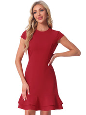 Elavira – Women’s A-Line Mid-Length Casual Dress