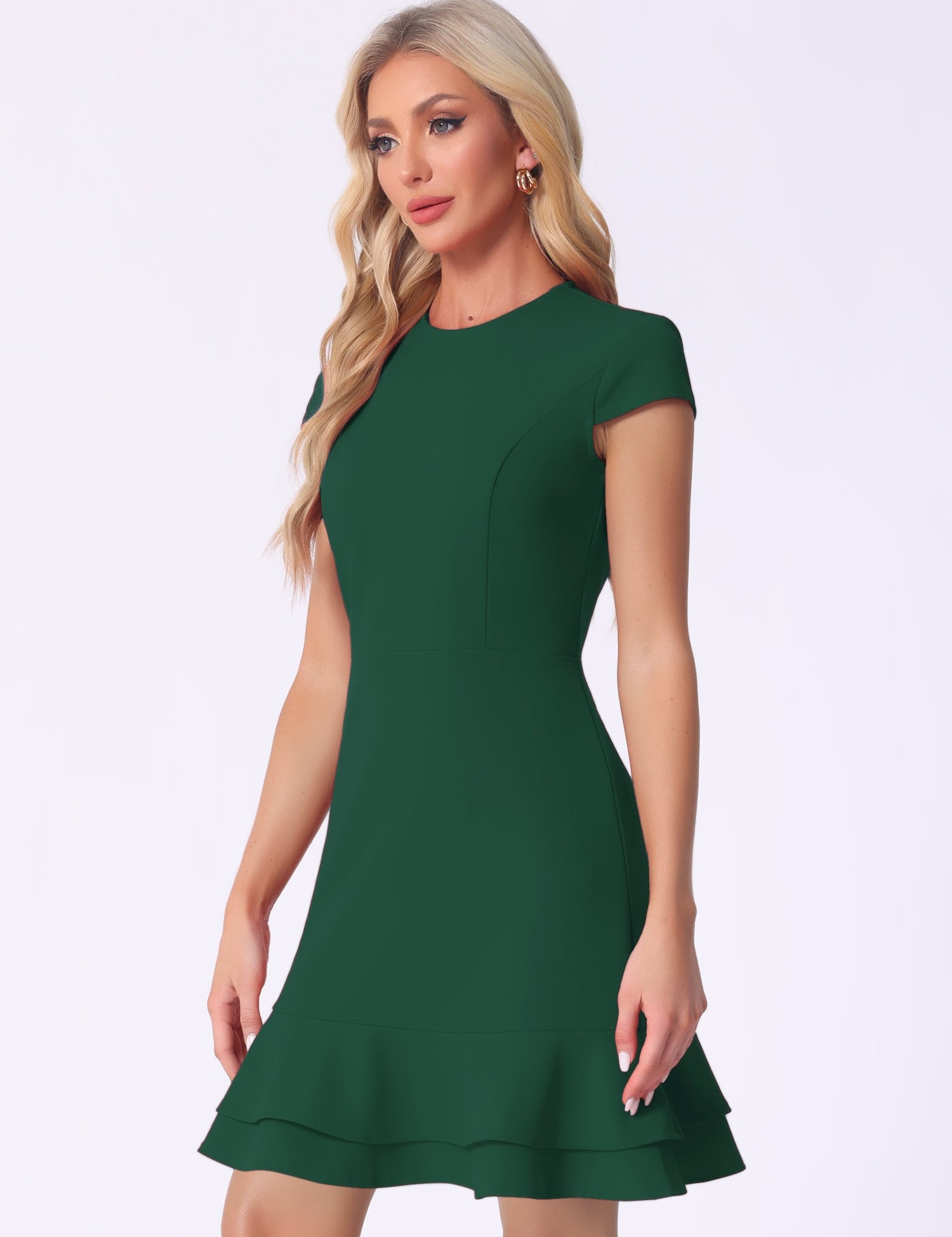 Elavira – Women’s A-Line Mid-Length Casual Dress