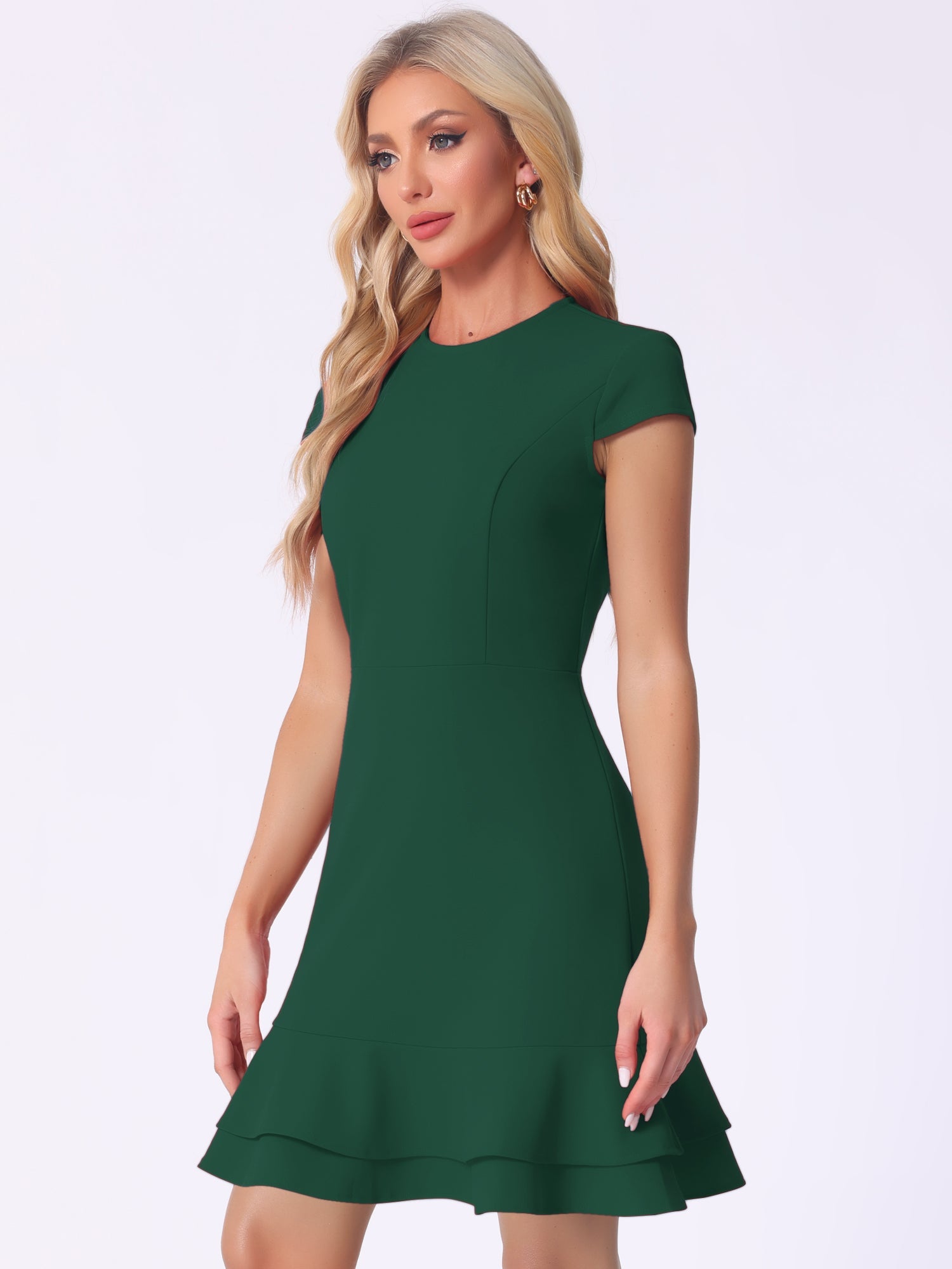 Elavira – Women’s A-Line Mid-Length Casual Dress